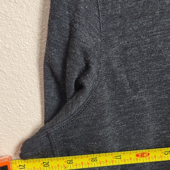 Nau Hoodie Men’s  Size Medium Casual Long Sleeve Wool Blend Outdoor Pocket Gray - Picture 7 of 8